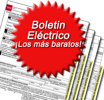Boletín eléctrico en Madrid